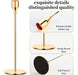 Oatnauxil Golden Metal Candle Holders for Weddings, Dinners 1