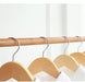 Circuit Wooden Clothes Rack with Wheels Natural Color 60x35x155 Cm 2