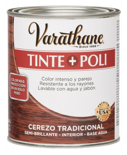 Varathane Tinte + Poliuretano Cerezo Tradicional 946 Cc 0