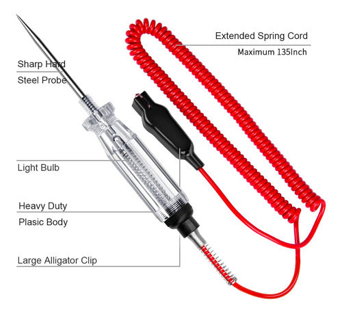 Jastind Premium 6 Automotive Circuit Tester Light Probe 2