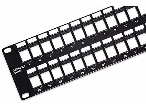 TRENDnet 48-Port Blank Keystone 2U HD Patch Panel 2