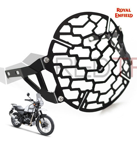 Royal Enfield Himalayan - Protector Cubre Óptica Aluminio 1