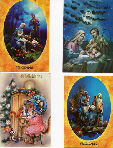 Doble A Christmas Cards Set of 4 0