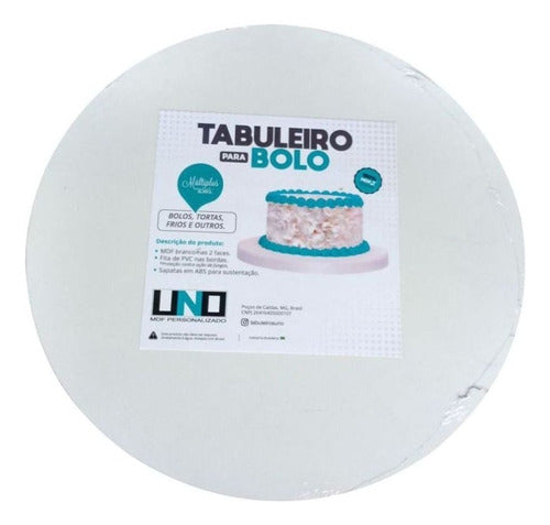 Tabua Para Bolo 1-30 1-35 1-40 1-45 Mdf Branco 9mm Melamina 3