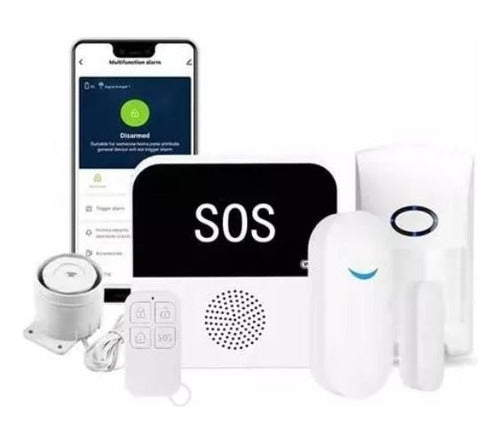 Purare Alarma Casa Con Sensores Control Wifi Con App Tuya 0