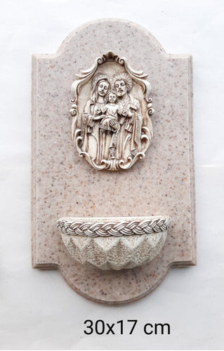 Large Holy Family Holy Water Font Various Models 3