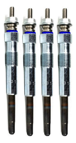 Hescher Kit X4 Preheating Glow Plug HC-130 for Citroen Saxo 1.5 D 0