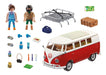 Playmobil Volkswagen T1 Camping Bus + 2 Figures + Accessories 1