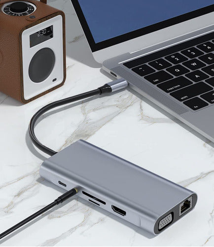 BorlterClamp USB C Hub, 11 in 1 USB C Dock 7