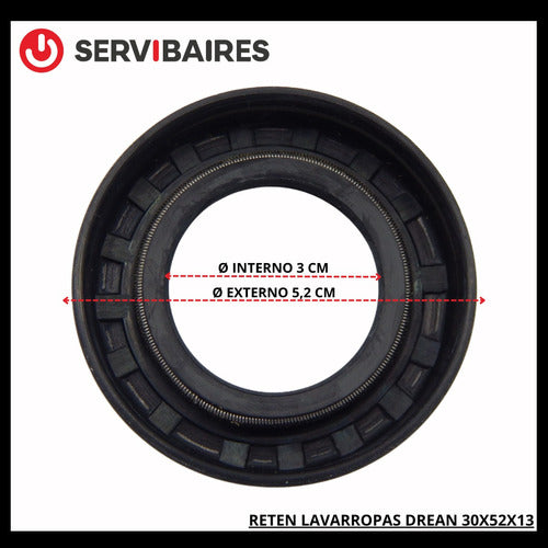 Drean Reten Para Lavarropas Next 10.12 - 30 X 52 X 12 1