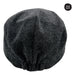 Italian Style Ivy Beret in Tailored Wool Blend Fabric by Mol Hats 3