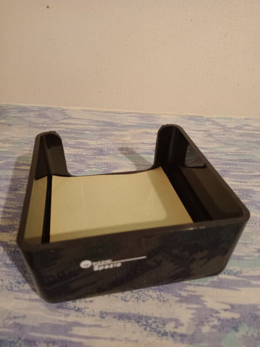 Porta Taco Plástico Negro Pizzini Spazio 9x9cm Usado 1