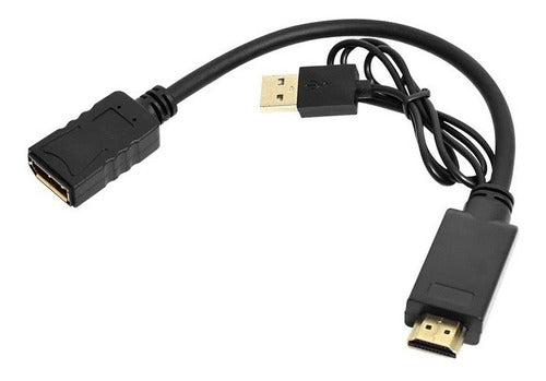 Conversor Hdmi A Monitor Con Display Port 4k Nisuta Ns-nhddp 1