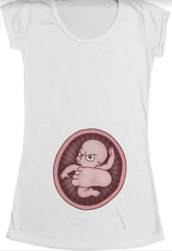 LG Sublimados Personalized Baby Shower Maternity T-Shirt 5