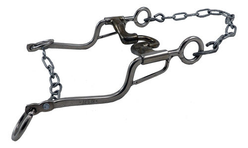Stainless Steel Horse Bit S Shank, Four Movements Riding Bridle by Crespo 1