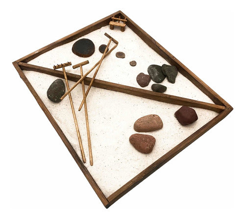 Pasión Madera Mini Zen Garden for Meditation 1