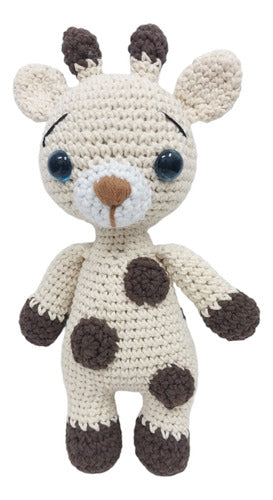 PuroAmorAmigrumis Amigurumi Muñeco De Apego Jirafa - 22 Cm 0