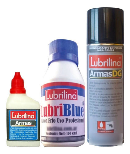 Lubrilina Cold Blueing Maintenance Kit for Firearms, with Degreaser and Lubricant 0