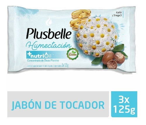 Plusbelle Pack X 24 Unid. Jabón Tocador Humecta 3x125 Gr 0