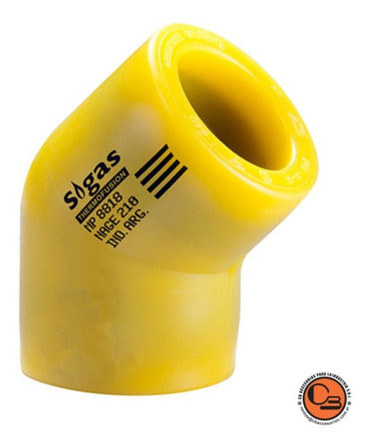 Sigas Fusion Elbow 45° 25mm 0