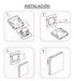 TMC Programmable Touch Thermostat for Electric Underfloor Heating 220V 4