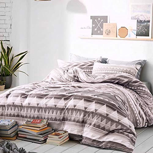 Eikei Modern Geo Azteca Ethnic Boho Southwest Duvet Cover 0