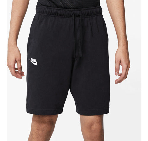 Nike Sportswear Club Black Shorts for Men 1