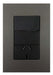 Jeluz Platinum Light Switch and Socket in Anthracite Finish 0