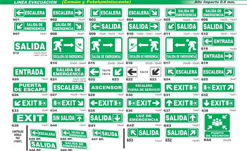 ML CARTELES Industrial Safety Signage 14x41 5