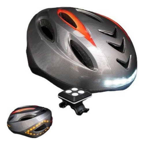 Cycling Helmet with LED Lights, Ventilation, and Adjustable Fit for Road Cycling 0