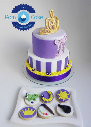 PamCakehouse Tangled Birthday Cake 2