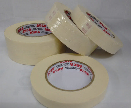 Auca Double-Sided Paper Tape 48 Mm X 30 M X 3 Units 2