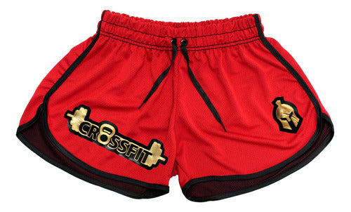 Short Calção Crossfit Dry Fit Vermelho Musculação Unissex 0