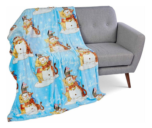 Northwest Manta Con Toque De Seda Winnie The Pooh, 50 X 70 1