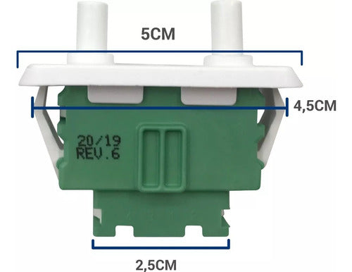 Interruptor Doble Heladera Electrolux Dc34 Dc38 Original 3