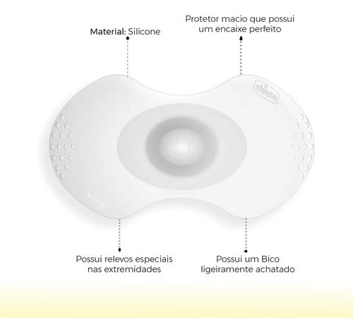 Protetores Para Seios De Silicone P/m - Chicco 2