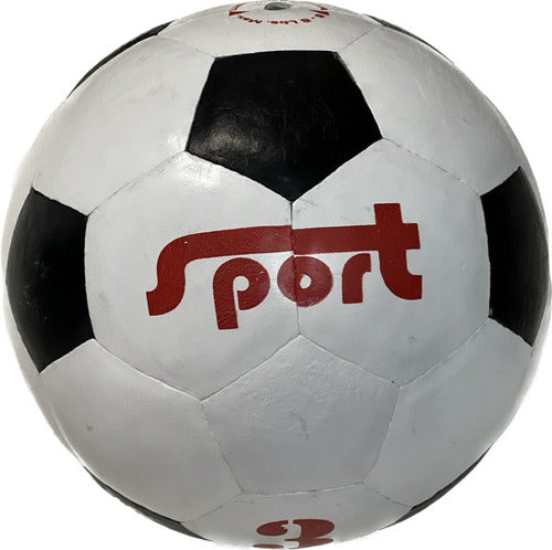 Papi Sport Soccer Ball Natural Leather Futsal N°3 Half Bounce 0