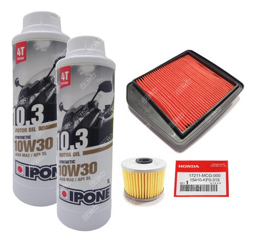 Honda Kit Service Falcon NX 400 Original Ipone Filters 0