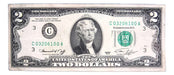 Billete Original 2 Dólar Usa 1776 1976 Para La Suerte M/bien 0