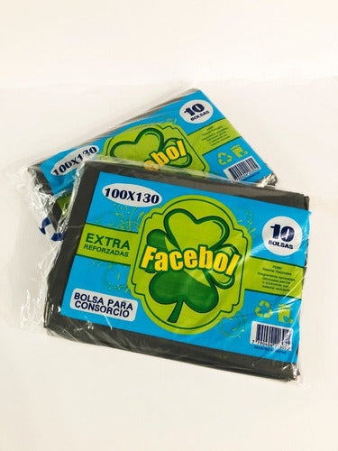 Facebol Super Reinforced Consortium Bags 300 Real 100x130 Pack of 10 1