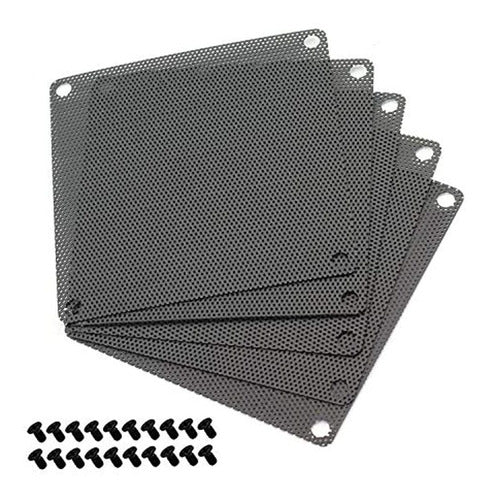 Maxmoral - Filtro Antipolvo Para Ventilador De Pc Pvc Negro 0