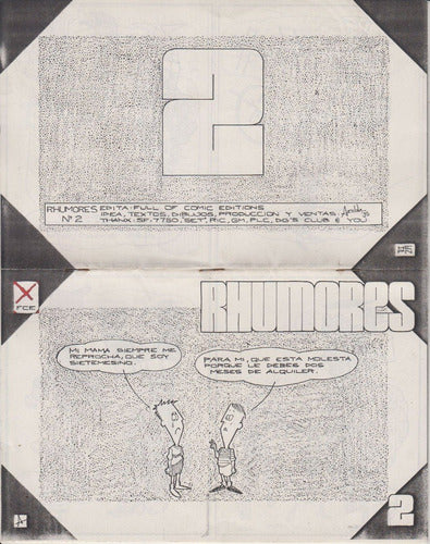 Humor Grafico Uruguay Rhumores Nº 2 Aroldo Full Of Comic 0