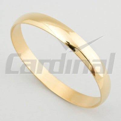 Cardinal Wide Gold Stainless Steel Slave Bracelet for Gift 0