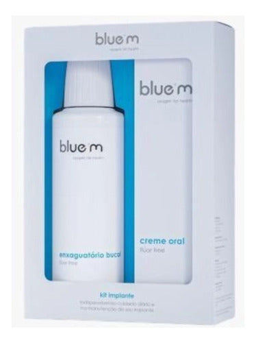 Kit Blue M Enxaguatório 250ml + Creme Oral 75ml 0