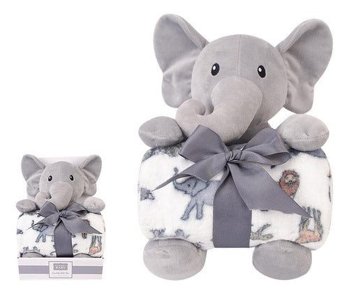 Hudson Baby Set Manta Con Peluche Universo Binario 3