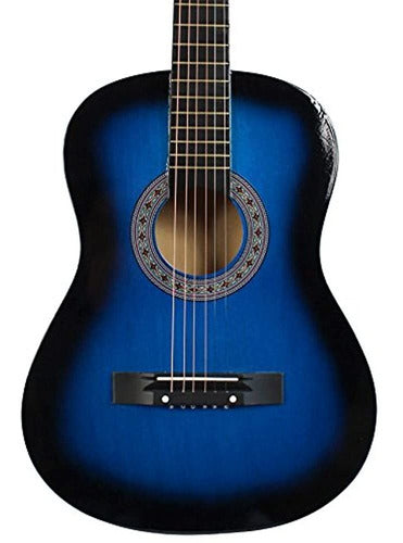 Ymc 38 Blue Beginner Guitarra Acústica Starter Package Guita 2