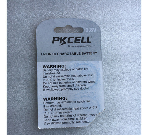 Pila Pkcell 2032 3.6 V Li-ion Recargable. 1