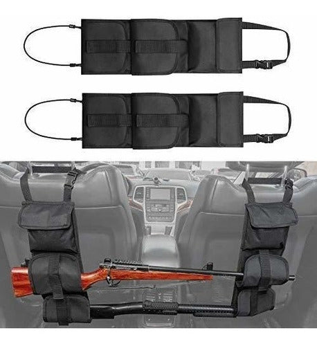 Joytutus Seat Back Gun Rack for Rifles and Shotguns 1