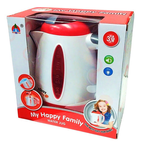 Toy Kettle with Light and Sound Happy Family Mundo Cla D205 4