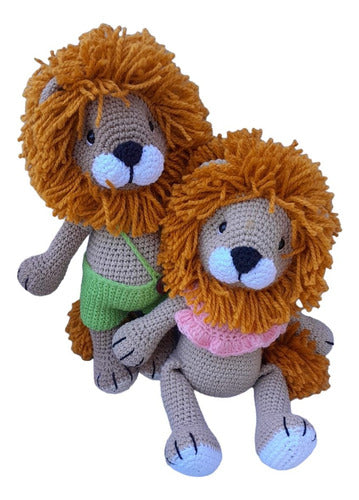 Montessori Amigurumi Crochet Lion Dolls 0